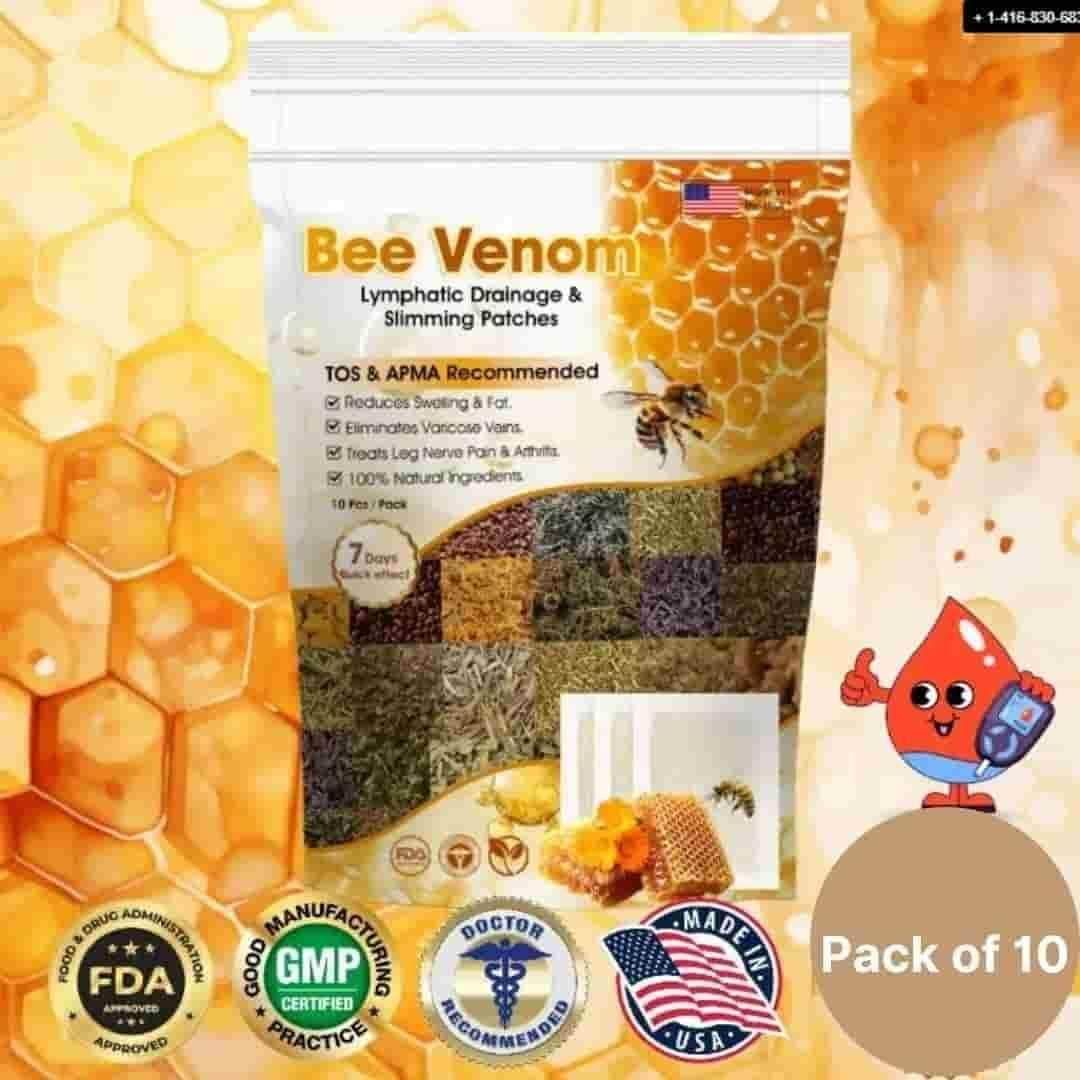Bee Venom Lymphatic Drainage & Slimming Foot Patches 🌿👣 (10 Patches)